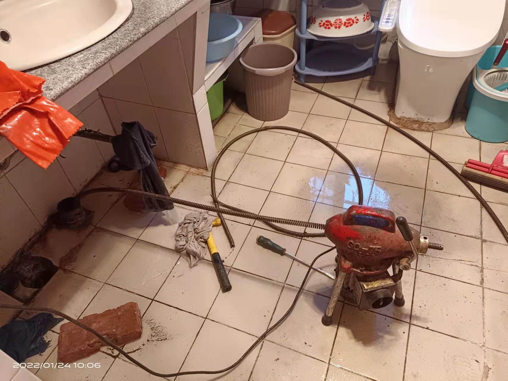 伊宁市疏通厨房下水道，地漏疏通